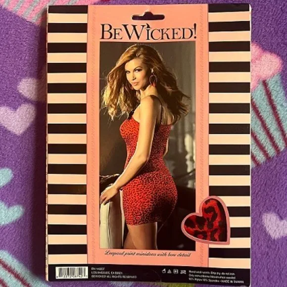 NBW Be Wicked mesh leopard dress - Picture 2 of 2